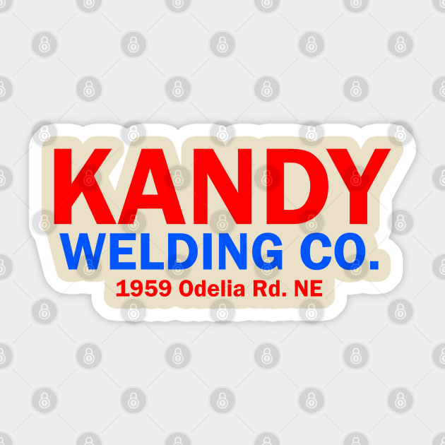 Kandy Welding Co. El Camino Sticker TeePublic